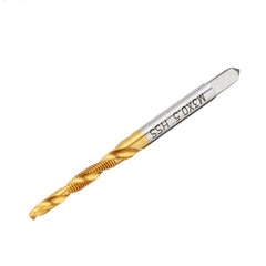 10pcs M3-10 Countersink Drill Bit HSS Titanium Coating M3/4/5/6/8/10 Tapping Chamfering Machine Thread Tap