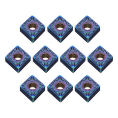 10pcs HRC45 Blue Nano CNMG120408-MA US735 Carbide Insert for MCLNR/L Turning Tool Holder