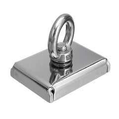 300KG D75 Super Fishing Recovery Block 304 Magnet Eyebolt M10 Ring Metal