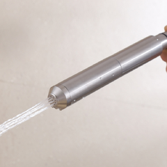 Stainless Steel Bathroom Portable Bidet Sprayer Handheld Showerhead Two Water Modes Ajustable Booster Shower Head