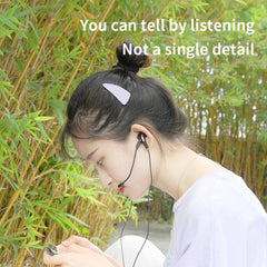 Wired Earphone 7.1 Surround Stereo 13MM Dynamic Earbuds 3.5MM In-Ear Gaming Headset with Detachable Dual Mic