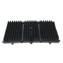 3 Plate Foldable Recording Microphone Wind Screen Board Isolation Shield For Studio Equipment