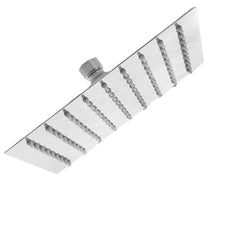 Square Stainless Steel Shower System Large Angle-adjustable Shower Head Adjustable Rotate Ball Five-piece Shower Set
