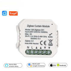 Smart APP Curtain Switch Module Controller Concealed Curtain Switch On-off Device 220-240V