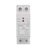 Automatic Recovery Under Voltage Over Voltage Protector Relay Breaker Protective Device,230V AC 63A