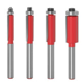 Double-Edged Straight Extended Bearing Trimming Cutter For Wood Engraving Machine