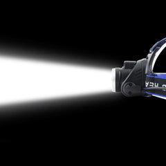 LED Headlamp Sensing Induction Flashlight 160-200m 1200mAh 3 Modes Camping Hunting Floodlight Night Light US/EU Plug