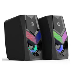 Computer Speaker 2.0 Channels Stereo Multimedia LED Backlighting USB+3.5mm Wired Speaker for Computer TV PC Laptop