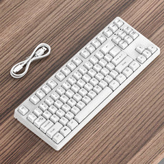 87 Keys Mechanical Programming Gaming Keyboard Triple Mode With Detachable Panel