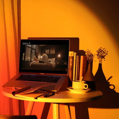 Sunset Light Video Lights for Photography Ins Live Streaming Projector Atmosphere Light Night Lamp Bar Coffee Stores