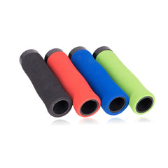 Durable Shockproof Anti-slip Soft Lightweight Single-sided Locking Sponge 1 Pair x Bicycle Grip Mountain Bikes Grip