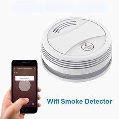 Wifi Smart Smoke Detector APP Remote Control Wireless Alarm Sensor for Security Alarm System