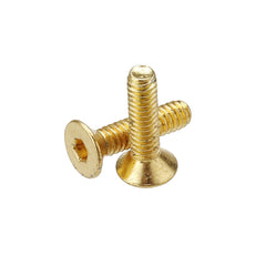 50Pcs Titanium Plated M2.5 Hex Socket Flat Head Countersunk Screws Alloy Steel 12.9 Grade Screw Bolt 5-12mm