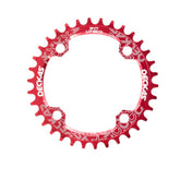 Round Narrow Wide Chainring For MTB Mountain Road Bike 32T 34T Single Disc Bicycle Components Crankset Tooth Plate Parts 104 BCD