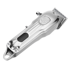 Stainless Steel Hair Clipper Display Adult USB Rechargeable Push Shear Beard Razor Hair Clipper