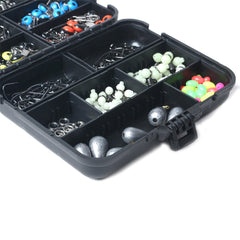 251Pcs Fishing Accessories Set Kits Including Beads Rolling Hook Swivel Connector