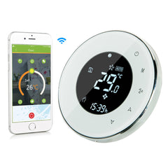 LCD Touch Screen Electric Underfloor Heating Thermostat Backlight WIFI 16A Works With Alexa Google Home