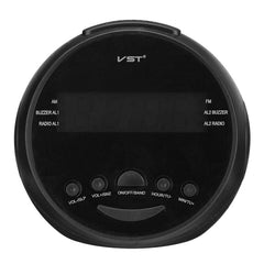 Multifunctional LED Digital Display Alarm Clock DC 5V AM/FM Dual Channel 0.6" LED Clock Radio Alarm Clock Desktop Table Clock