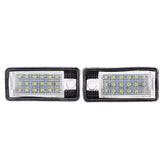 Pair 18LED License Number Plate Lights CANBUS Error Free