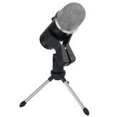 USB Condenser Professional Microphone with Stand for Computer Recording PC Live