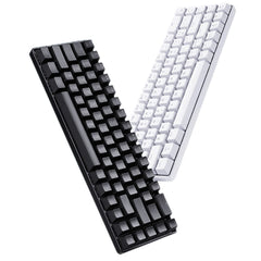 Mechanical Keyboard 68 Keys ABS Translucent Suspended Keycaps Blue Switch Anti-ghosting RGB Backlit Type-C Wired Gaming Keyboard