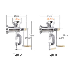 Meat Grinder Sausage Filler Stainless Steel Manual Filling Machine for Pork Beef Fish Chicken Rack Pepper