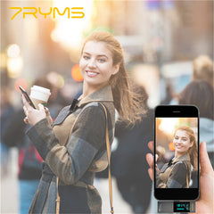 Wireless Microphone Portable Audio Video Recording Plug-Play Lapel Mic for Live Broadcast Game