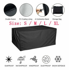 Chair Cover Back Outdoor Patio Garden Furniture Waterproof Cover