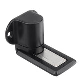 Solid Zinc Alloy Adjustable Magnetic Door Stopper Hidden Floor Mount Door Catch Free Punching Door Holder w/ 3M Sticker