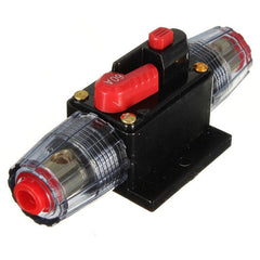 Car Truck Circuit Breaker Self-recovery Auto Audio Fuse Holder Power Insurance 12V 24V