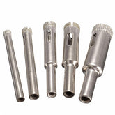 5pcs Diamond Hole Saw Drill Bit Set 5/6/8/10/12mm Tile Ceramic Glass Porcelain Marble