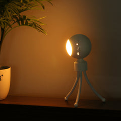 Smart Acoustooptic Control Night Light 3200K Color USB Charging 360 Adjustable Reading Light Rechargeable Table Lamp