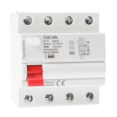 RCCB Residual Current Circuit Breakers Differential Breakers Safety Switch,4P 25A 40A 63A 30mA