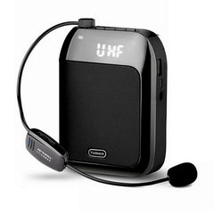 2.4G 60M Wireless Microphone 15W Amplifier Speaker with Bluetooth FM Recording Function for Teacher Tourist Guide