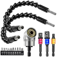 16Pcs/Set Flexible Drill Extension Hex Shank Drill Nut Driver Bit Set