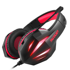 Gaming Headset Wired Stereo Sound LED Light Headsets Noise-cancelling Game Headphones With Mic