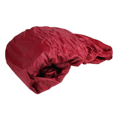 11-22FT Heavy Duty Boat Cover Waterproof Dustproof Trailerable Fishing Ski Bass V-Hull Runabouts Red