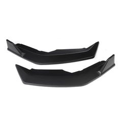 Matte Black Front Bumper Lip Body Kit Spoiler