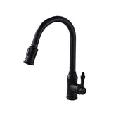 Brass Pull Out And Splash Proof Faucet Hot Cold Mixing Dual Mode Kitchen Sink Wash Basin Tap