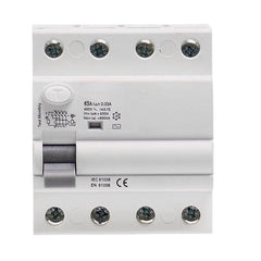 RCD Residual Current Circuit Breakers Differential Breakers Safety Switch,25A 40A 63A 30mA