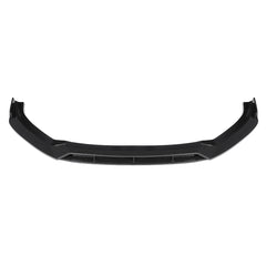 4Pcs Double Layer Carbon Fiber Look Front Bumper Lip Spoiler Cover Trim