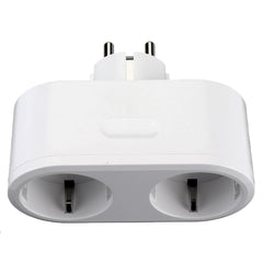 Dual EU Smart WiFi Power Plug Remote Control Switch Socket Outlet by HomeKit Dohome APP Google Assistant Alexa Remote Voice Control