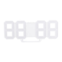 Upgrade Version 3D LED Clock Color Changeable Blue White Red LED Wall Clock Modern Table Living Room Digital Alarm Clock