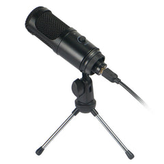 Condenser Microphone Suit USB Radio Recording KSong Gaming Live Streaming Broadcast Mic for Computer PC Laptop Tablet