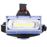 1300LM 30W COB LED Rechargeable 18650 USB Headlamp Cycling Lamp