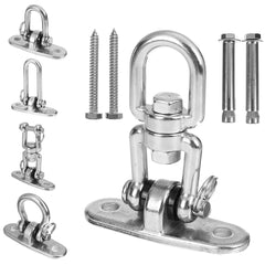 Basket Accessories Stainless Steel 360 Swivel Swing Fixed Buckles