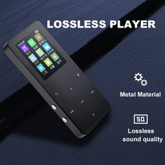 1.8 Inch MP3 Player Bluetooth With Radio FM Record Metal Touch Hi-Fi Mini Portable Walkman MP4 Lossless Music