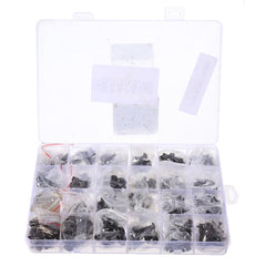 1060Pcs Alloy Steel 10.9 Grade Hex Socket Button Round Head Screws Bolt Assortment Kit M2 M3 M4 M5