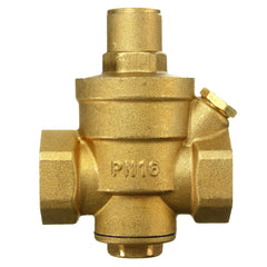 Adjustable Water Heater Pressure Reducing Valve with Gauge Meter Safety Relief Regulator Controller