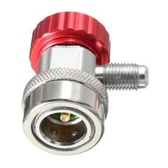 AC Adjustable Quick Coupler Adapter Fitting High Low Manifold Gauge Conversion Setstable Connector High/Low Pressure